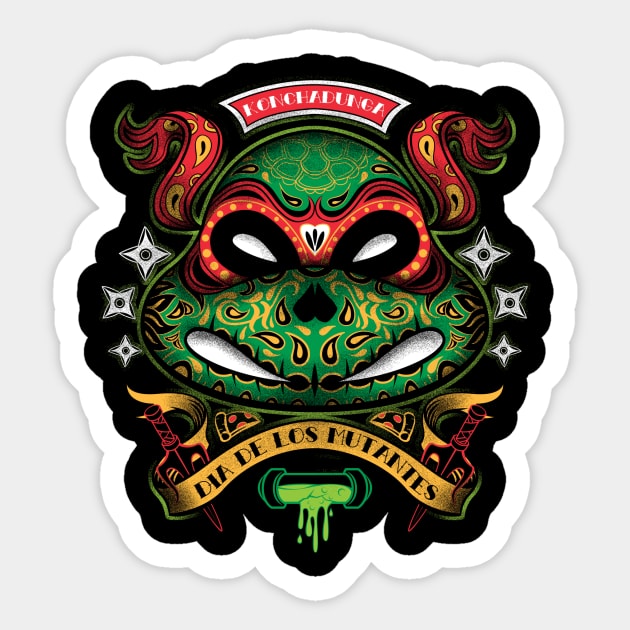 Dia De Los Mutantes R Sticker by Pinteezy